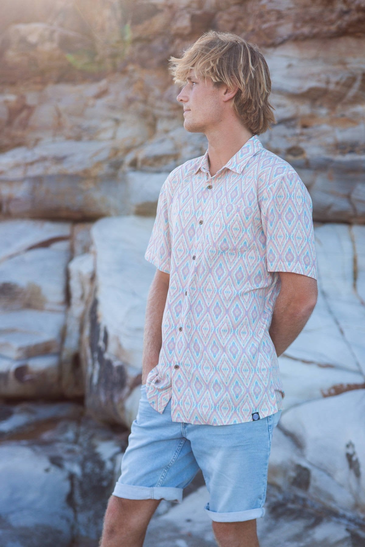 Focus button up shirt - Outrigger Trading Co - Surf wear AustraliaFocus button up shirt