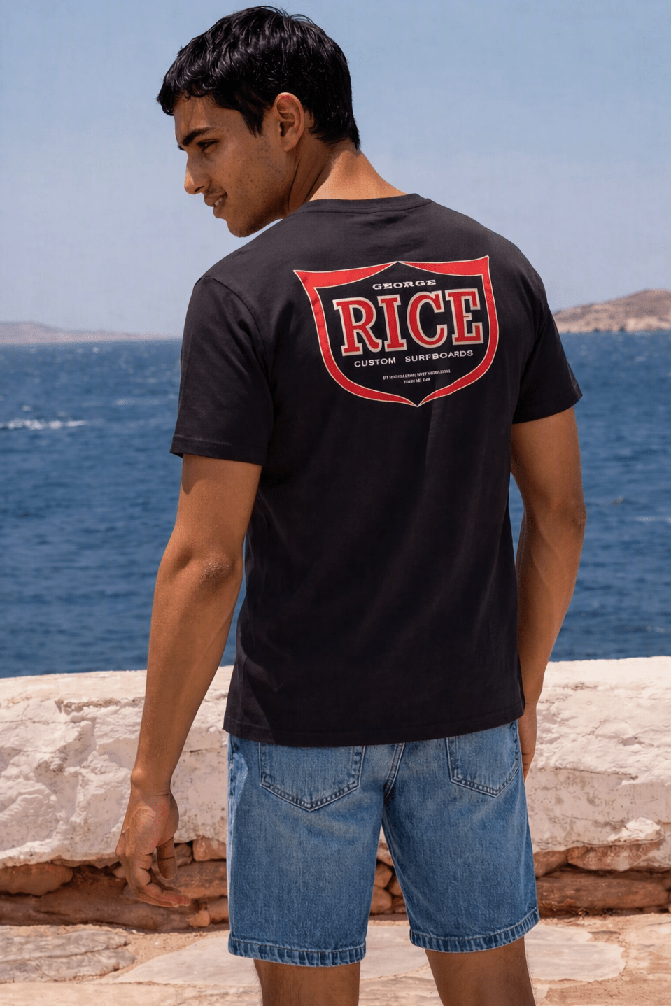 George Rice | T-shirt | Shield - Outrigger Trading Co - Surf wear AustraliaGeorge Rice | T-shirt | Shield