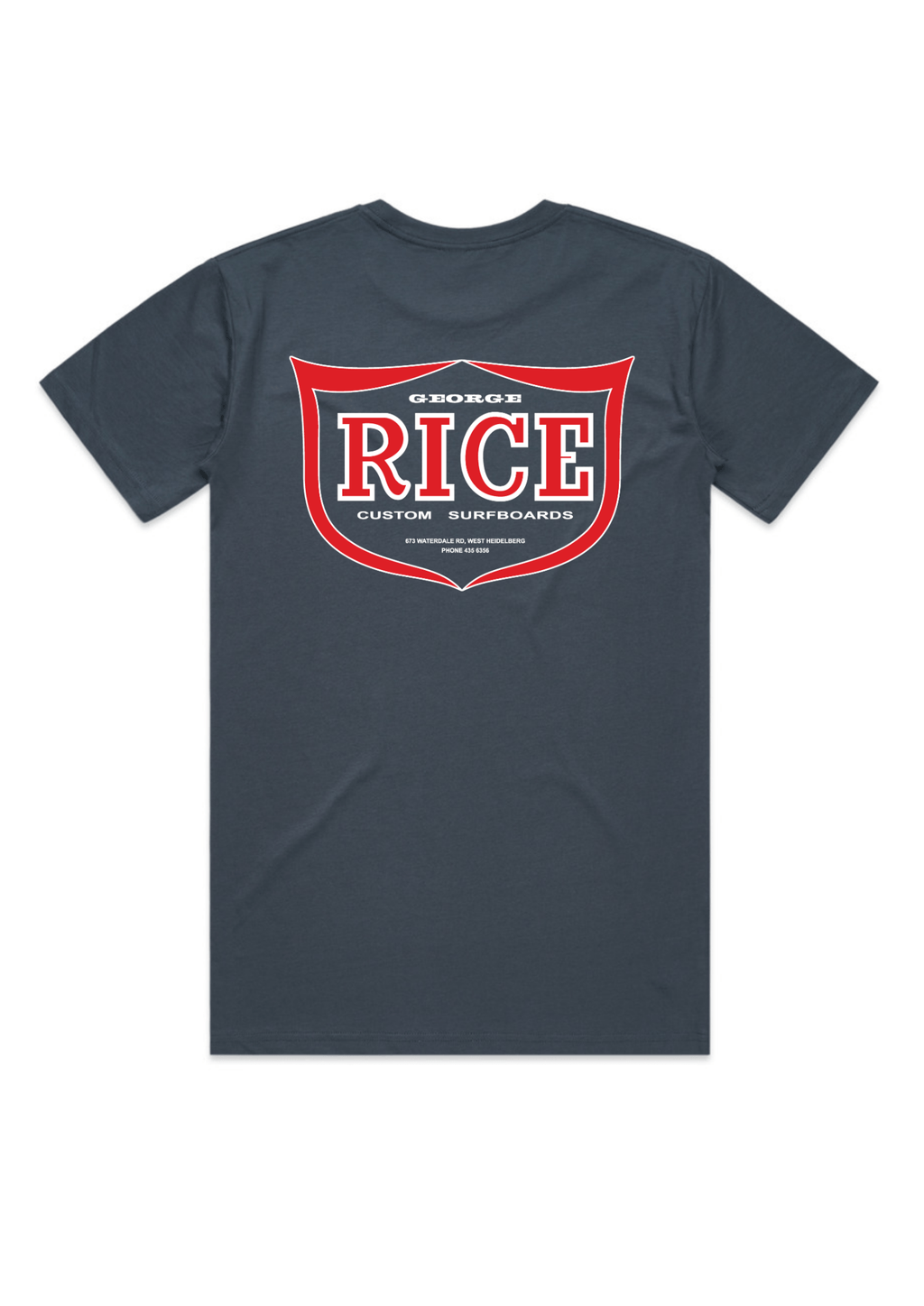 George Rice | T-shirt | Shield - OutriggerGeorge Rice | T-shirt | Shield