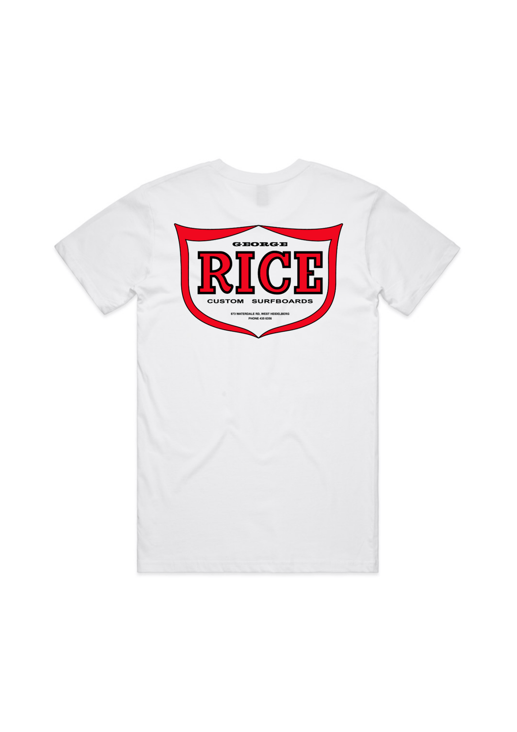 George Rice | T-shirt | Shield - OutriggerGeorge Rice | T-shirt | Shield