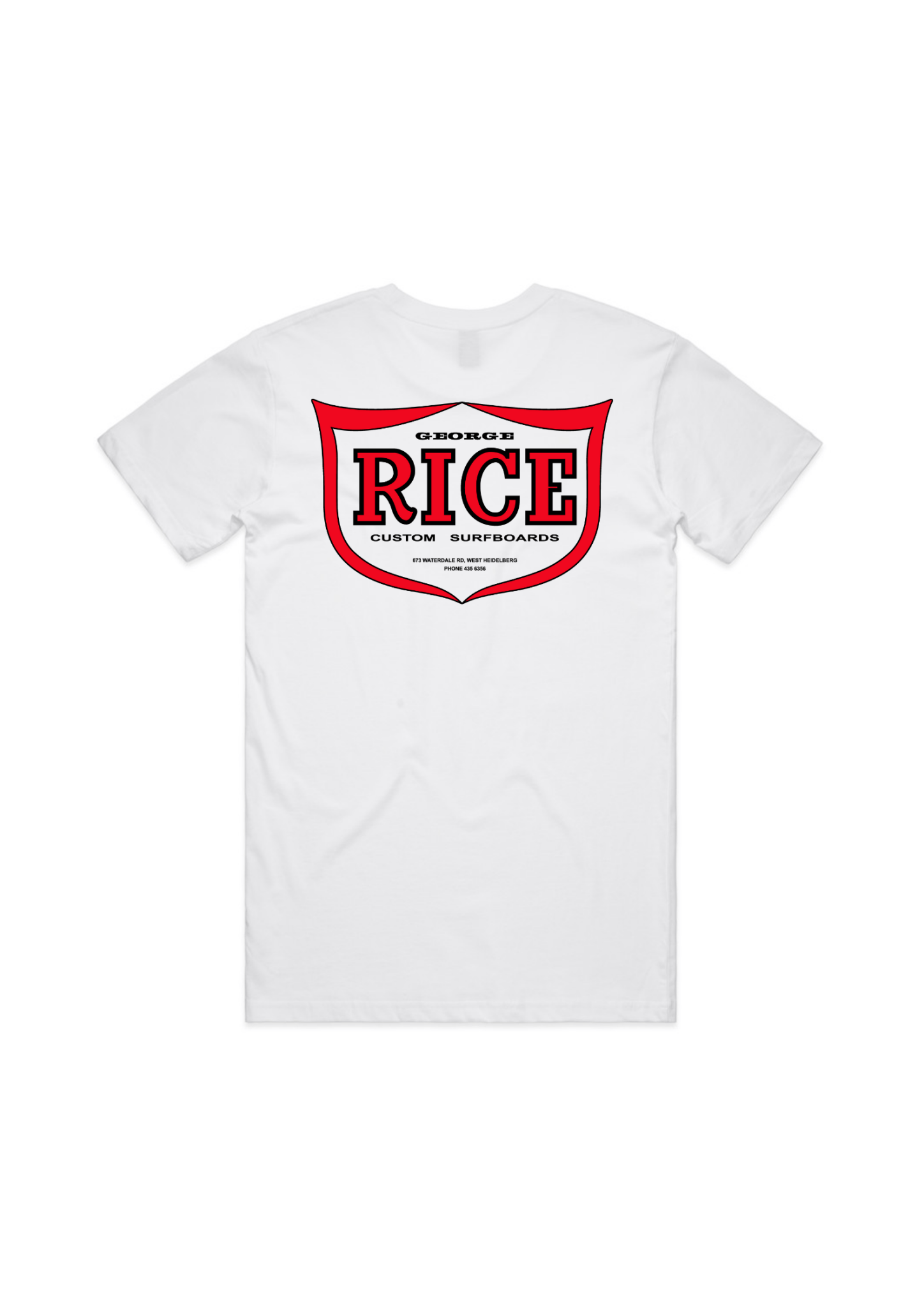 George Rice | T-shirt | Shield - OutriggerGeorge Rice | T-shirt | Shield