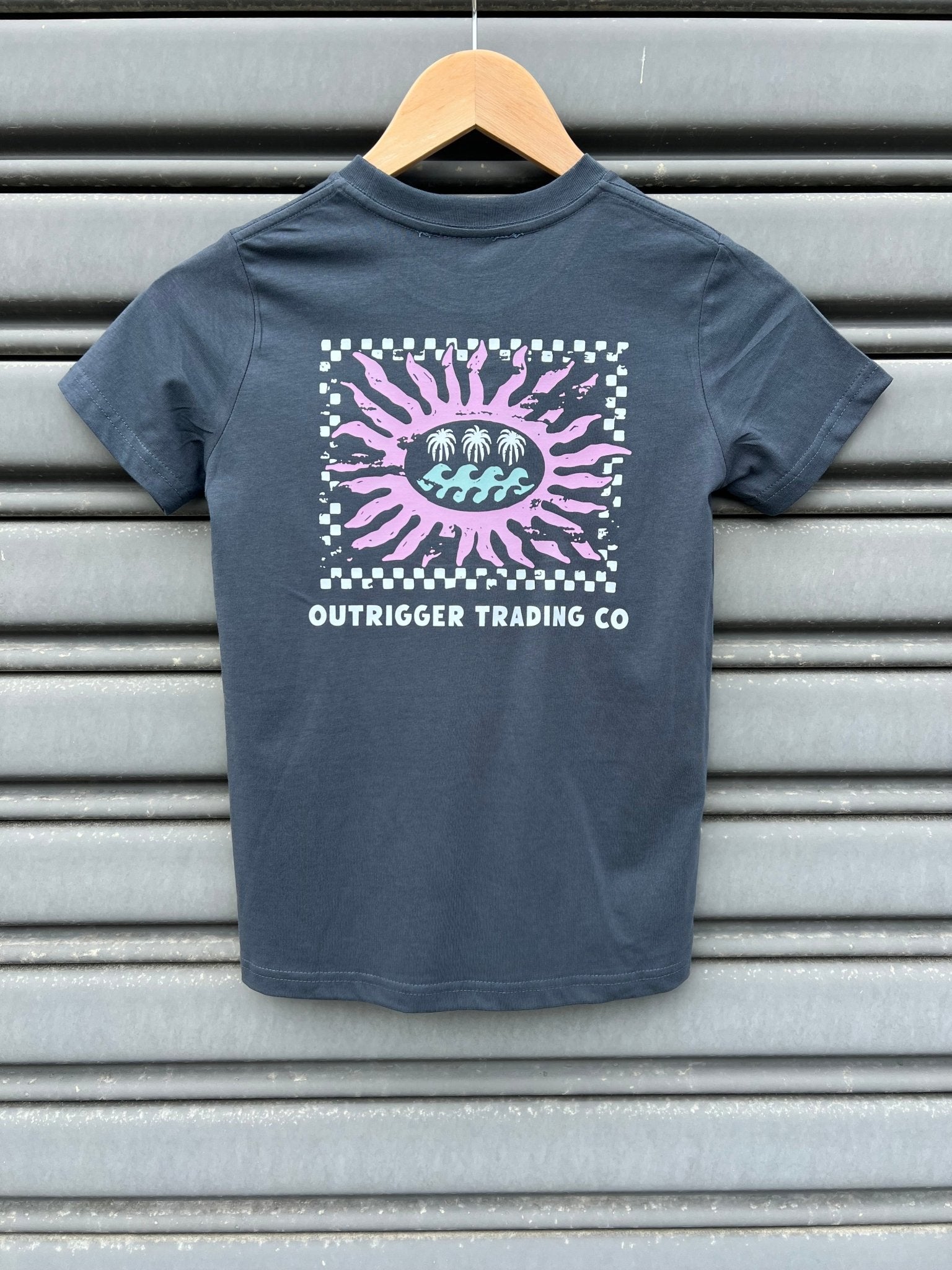 Kids Checker Tee - Outrigger Trading CoKids Checker Tee