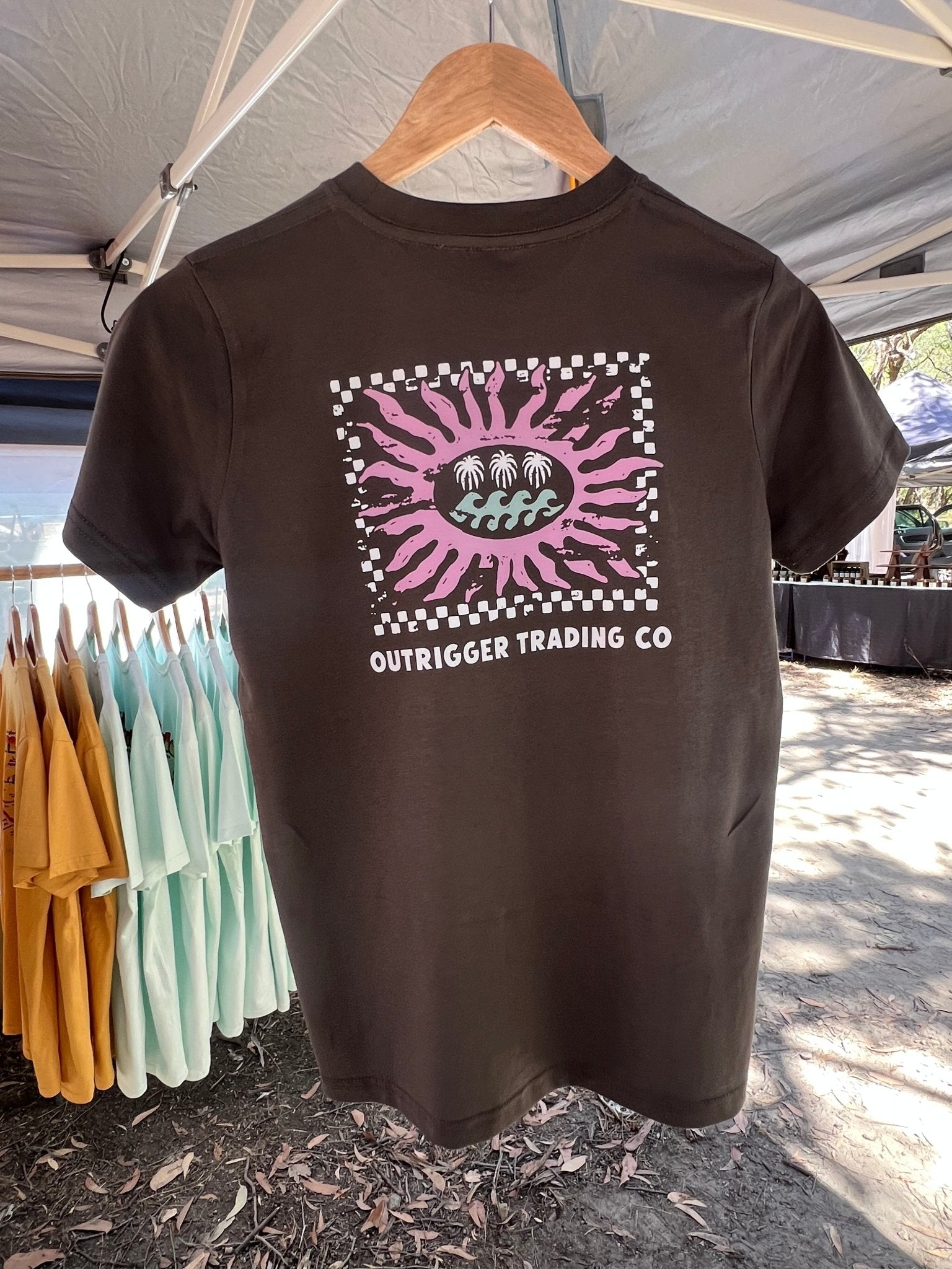 Kids Checker Tee - Outrigger Trading CoKids Checker Tee