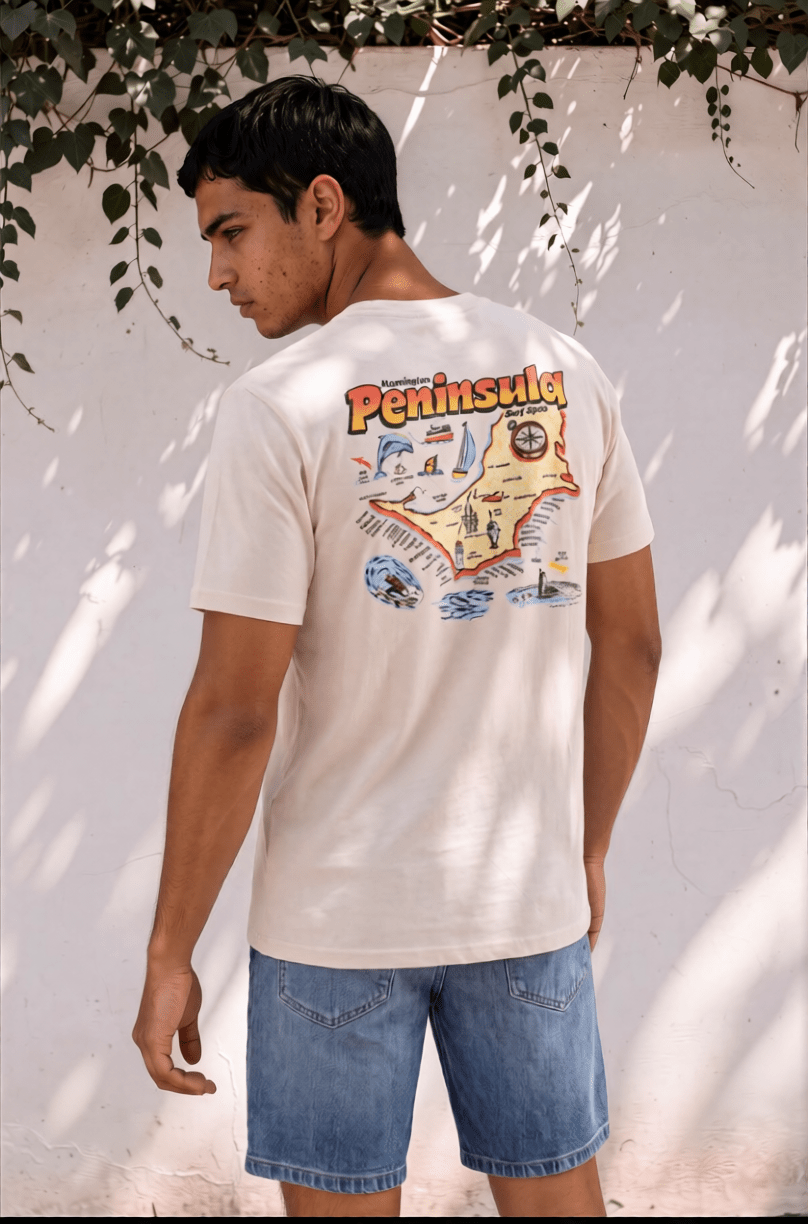 Mornington Peninsula Surf Breaks | T-shirt - Outrigger Trading Co - Surf wear AustraliaMornington Peninsula Surf Breaks | T-shirt