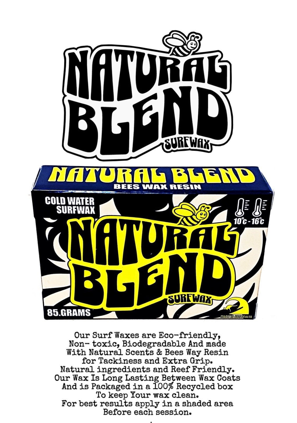 Natural Blend Surf Wax | Cold Water - Outrigger Trading CoNatural Blend Surf Wax | Cold Water