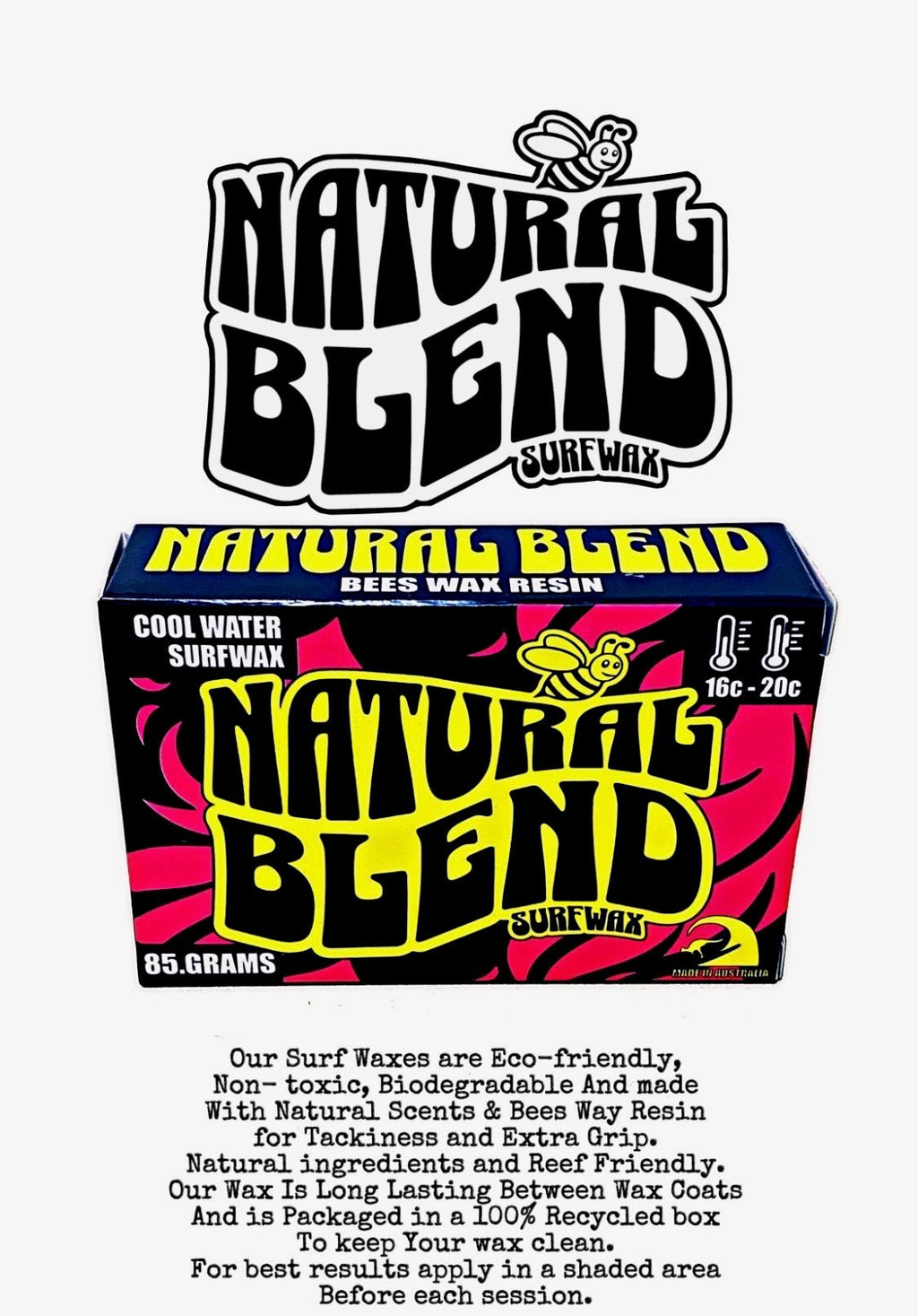 Natural Blend Surf Wax | Cool Water - Outrigger Trading CoNatural Blend Surf Wax | Cool Water