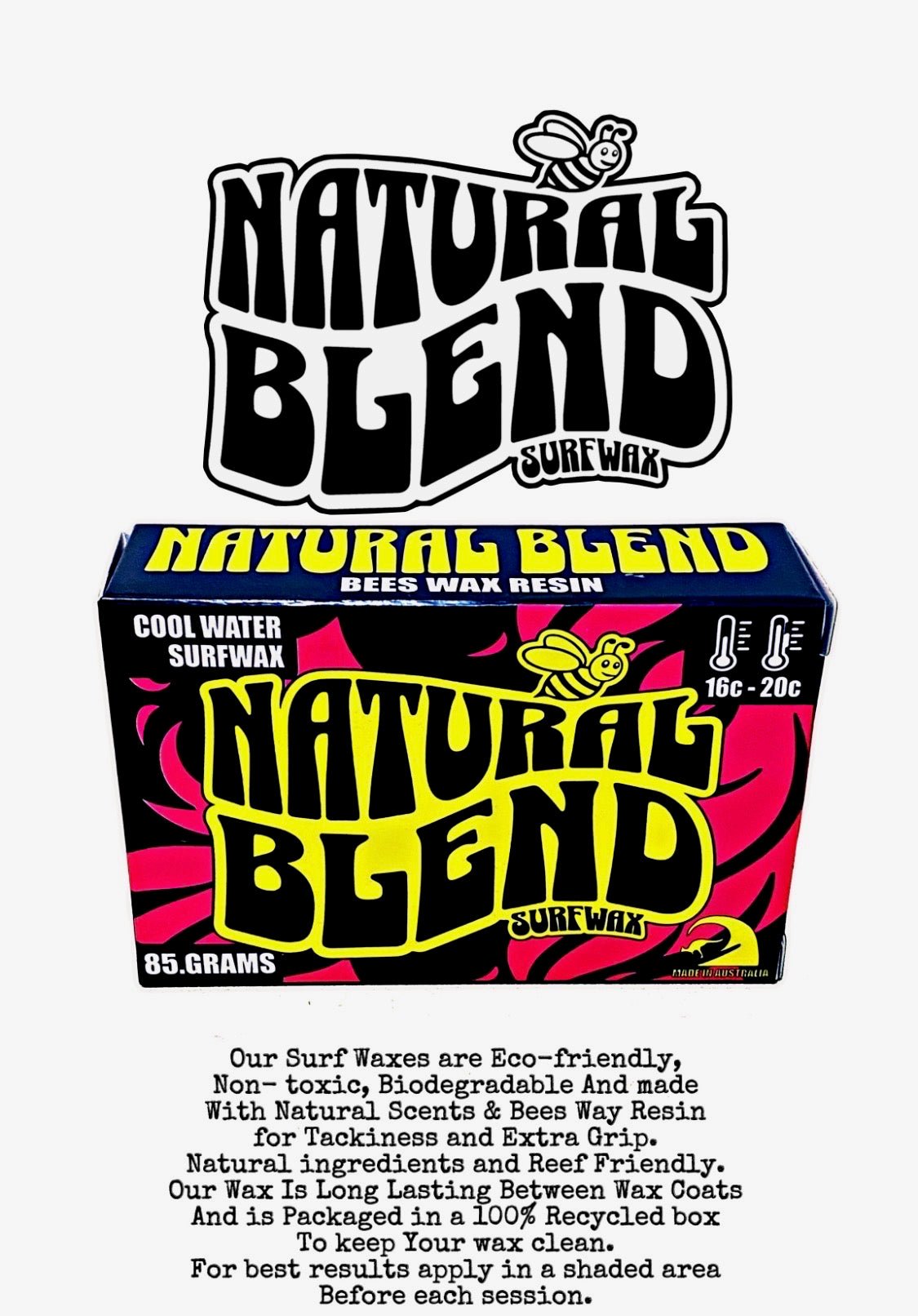 Natural Blend Surf Wax | Cool Water - Outrigger Trading CoNatural Blend Surf Wax | Cool Water
