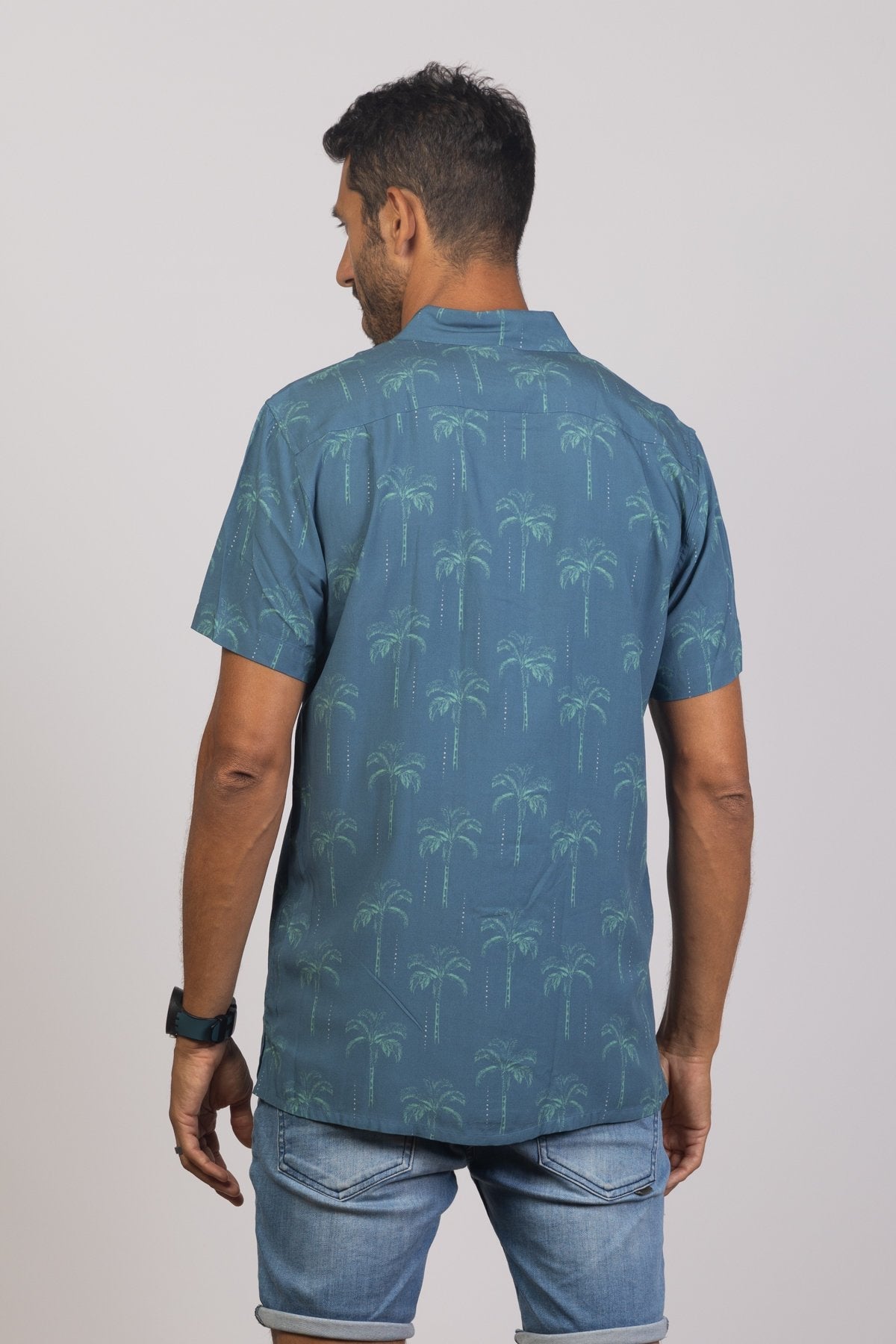 Raining Palms Button Shirt - Outrigger Trading Co - Surf wear AustraliaRaining Palms Button Shirt