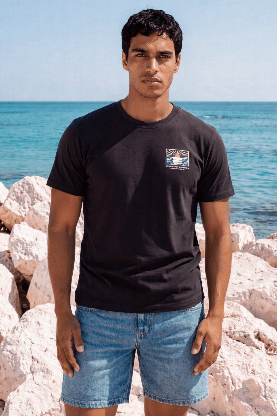 Sunset Tee | Adult - Outrigger Trading Co - Surf wear AustraliaSunset Tee | Adult