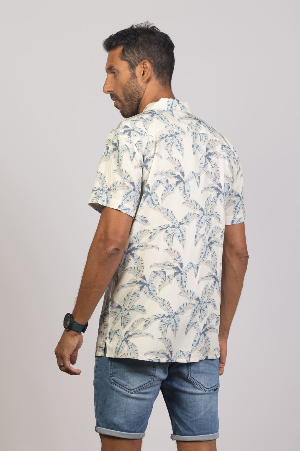The Palm Button Shirt - Outrigger Trading Co - Surf wear AustraliaThe Palm Button Shirt